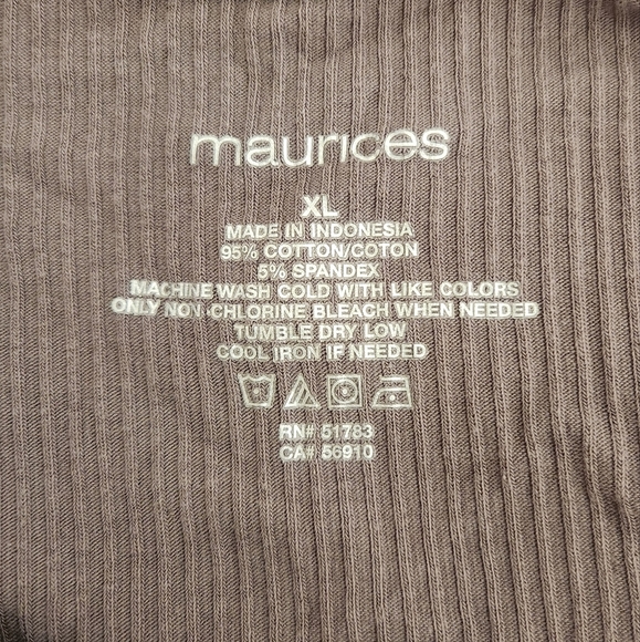 Maurices- High Neck Rib Tank - Picture 4 of 4